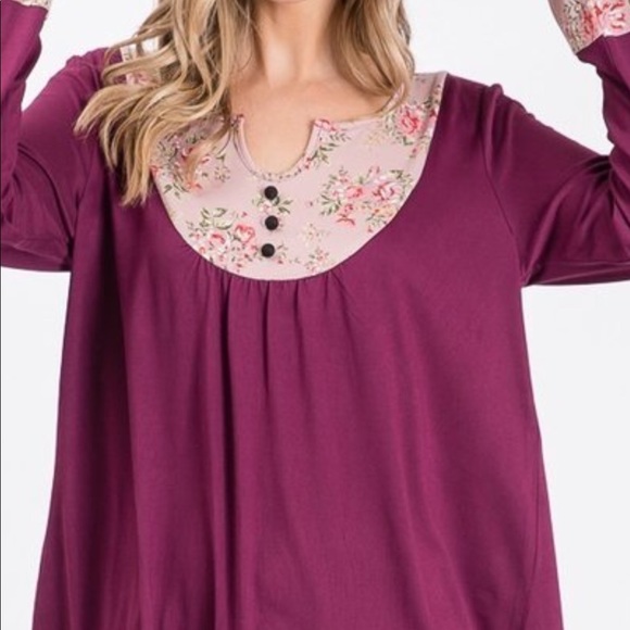 Small to XL ❤️pretty violet kimono - Picture 6 of 8